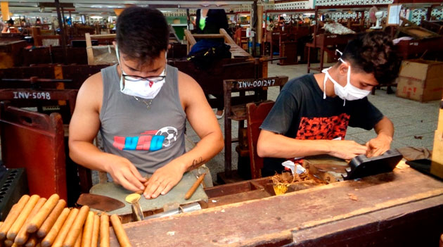 Tabacaleros holguineros evocaron con su digna labor el primer trabajo voluntario realizado en el país. Foto: Lianne Fonseca