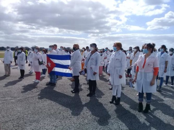 brigada médica que laboró en Qatar