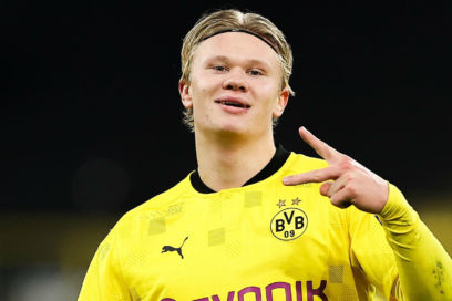 Haaland dice estar feliz en el Dortmund