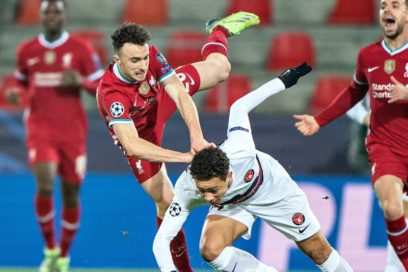 Diogo Jota a la lista de lesionados del Liverpool