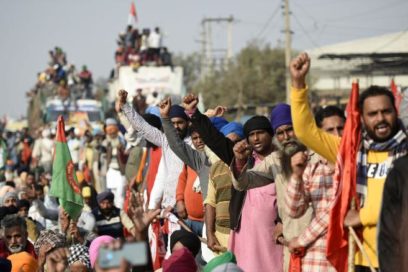 Visión Sindical: Protesta de agricultores en la India