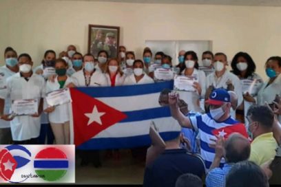 Brigada médica en Gambia apoya la Revolución Cubana