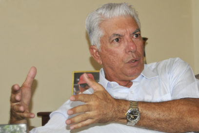Jorge Fuentes, otrora mentor de Pinar del Río. Foto José Raúl Rodríguez Robleda
