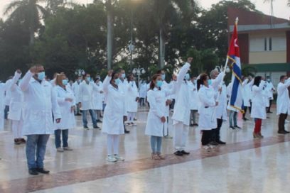 Parte hacia Ciudad de México Brigada Médica cubana
