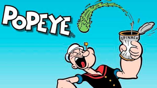 La famosa espinaca de Popeye