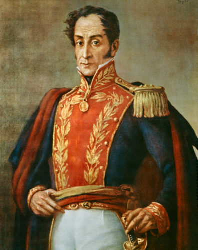 Retrato de Simón Bolívar