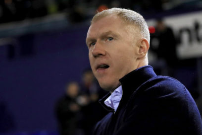 Paul Scholes carga contra De Gea