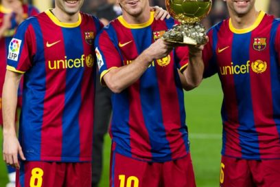 10 años del histórico podio culé en el Balón de Oro