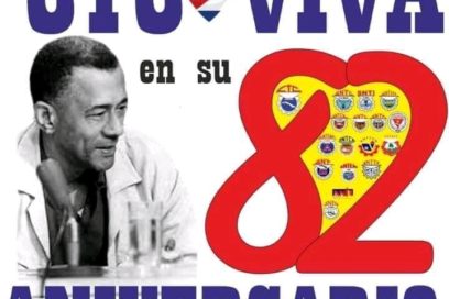 Dirigentes sindicales y trabajadores avileños celebran el aniversario 82 de la CTC