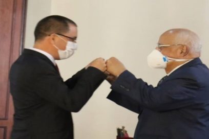 Ricardo Cabrisas y Jorge Arreaza sostienen encuentro en Caracas