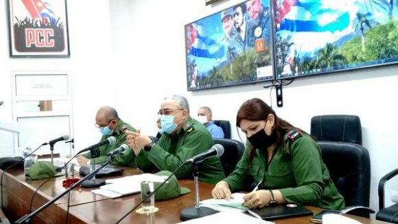 Luis Antonio Torres Iríbar, presidió la reunión del Consejo de Defensa Provincial (CDP), de este miércoles 13 de enero de 2021.