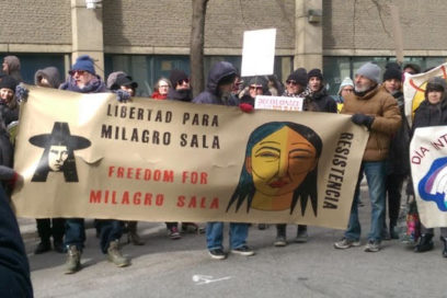 Canadienses piden liberación de la activista social argentina Milagro Sala (+Fotos y Video)