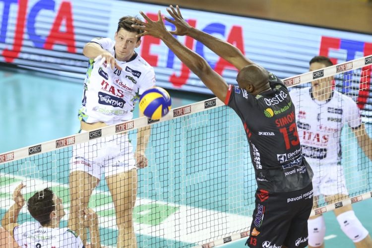 Roberlandy Simón ha sido clave en el desempeño de su club Cucine Lube Civitanova. Foto: Tomada de Trentino Volley