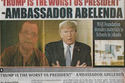 Diario gambiano The Voice: “Trump el peor presidente de la historia de EE.UU.”