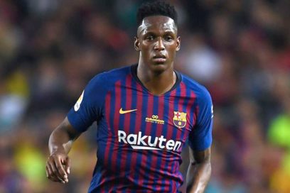Yerry Mina recuerda su paso por el Barça