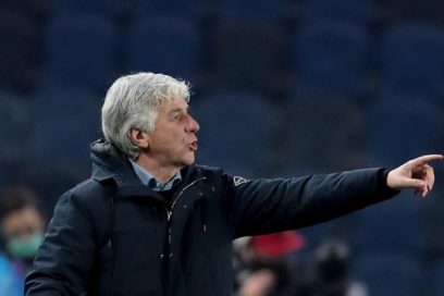 Gasperini se queja por la roja frente al Madrid.
