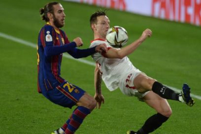 El Barça derrota 2-0 al Sevilla en la Liga.