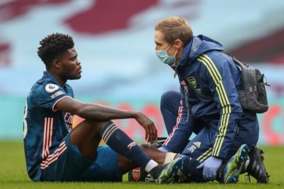 Thomas Partey se lesiona otra vez.