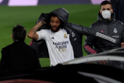 Marcelo tiene molestias en el gemelo y es duda para el partido contra el Valencia.