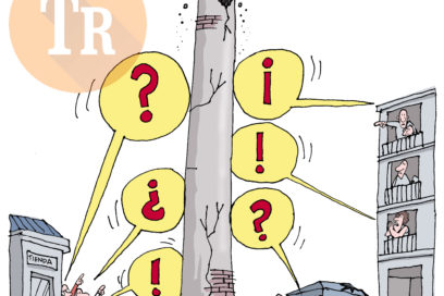 LA GUAGUA: Preocupación alrededor de una chimenea