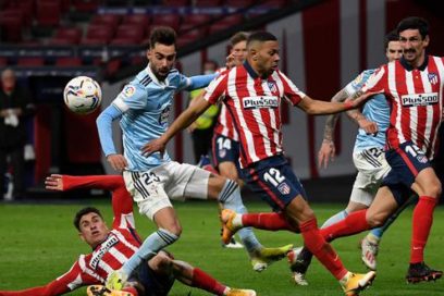 El Atlético empata ante el Celta y Barça y Madrid recortan la diferencia.
