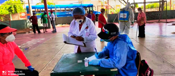 Hasta los municipios fronterizos llega la mano solidaria de los colaboradores. Foto: Tomada de FB
