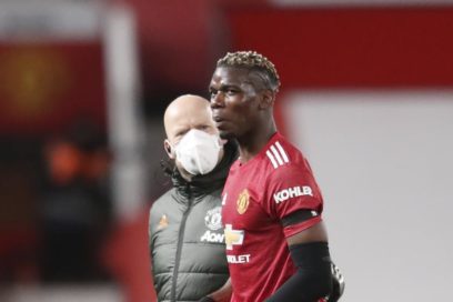 Pogba estará fuera hasta el mes que viene.