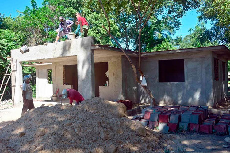 La reparación de habitaciones fue una de las principales tareas cumplidas por Campismo Popular en 2020. Foto: ACN