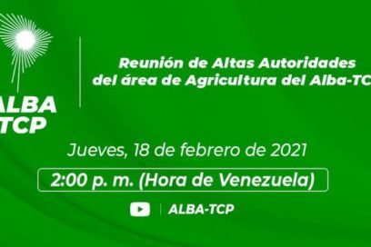 ALBA-TCP sostendrá encuentro sobre materia agrícola