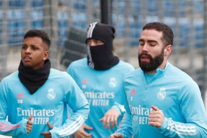 Rodrygo ya entrena con pelota.