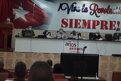 Machado Ventura intercambia con miembros del sistema de la Agricultura en Artemisa