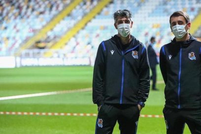 Oyarzabal entrenará mañana e Imanol no lo descarta.