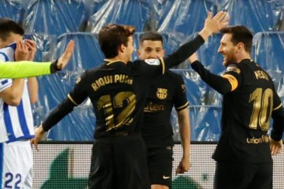 Messi llegó a 700 goles con el Barça.