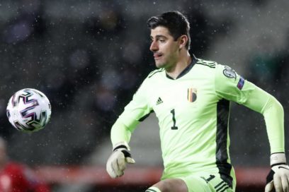 Courtois se perdió el partido de Bélgica por molestias en el hombro.