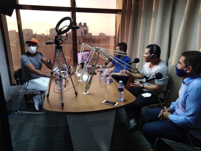 Desde la cabina de Habana Radio se produjo hoy el Live de Marte de Buena Fe.