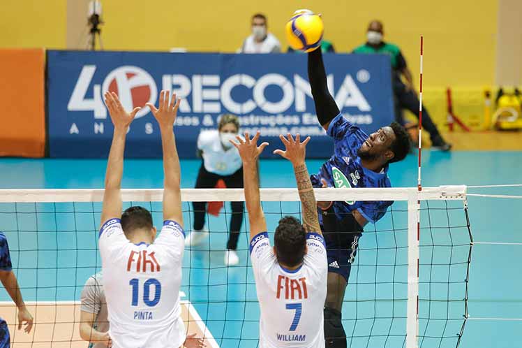 Miguel Ángel López, otra buena actuación en Brasil. Foto: Agencia Prensa Latina.