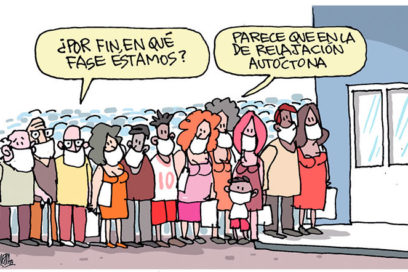 Apretaditos, pero relajados