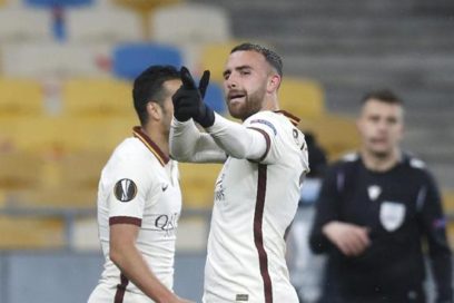 Doblete de Mayoral da la victoria a la Roma sobre el Shakhtar en la Europa League.