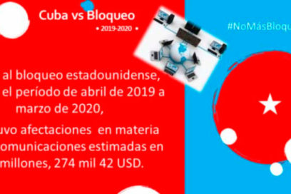 Denuncia Ministerio de Economía y Planificación de Cuba daños del bloqueo en telecomunicaciones