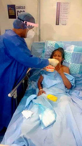 La atención personalizada de los pacientes es garantía de buena recuperación. Foto: Cortesía doctor Luis Arley González