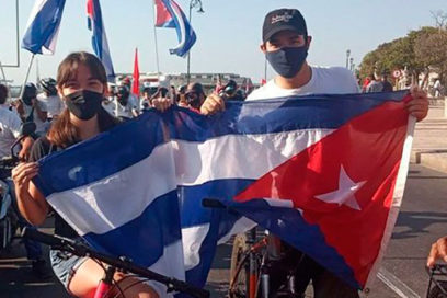 Caravana cubana contra el bloqueo recorre el litoral habanero