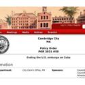 Piden fin del bloqueo a Cuba desde Cambridge, EE.UU.