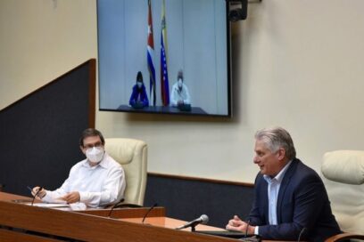 Presidente Díaz-Canel sostuvo encuentro con la Vicepresidenta Ejecutiva de Venezuela