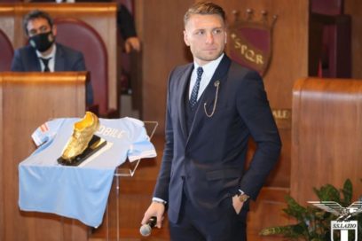 Immobile recibió la Bota de Oro de la pasada temporada.