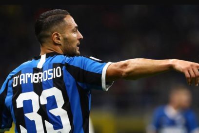 Danilo D’Ambrosio, positivo a la Covid-19.