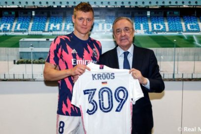 Toni Kroos se convirtió en el jugador alemán que más veces ha vestido la camiseta del Real Madrid.