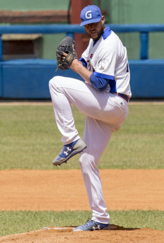 Lázaro Blanco logró su quinta victoria en los play off de esta 60 serie nacional. Foto: Ismael Francisco/ Cubadebate