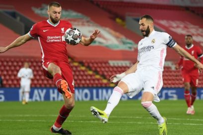 El Real Madrid avanza a semfinales de la Champions tras empate a cero con el Liverpool.