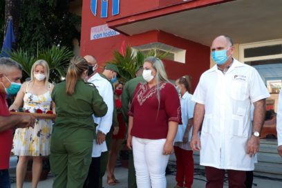 Homenaje sindical en Villa Clara