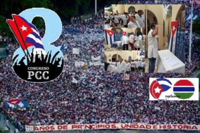 Reafirma BMC en Gambia lealtad a su Revolución, en ocasión del 8vo. Congreso del PCC